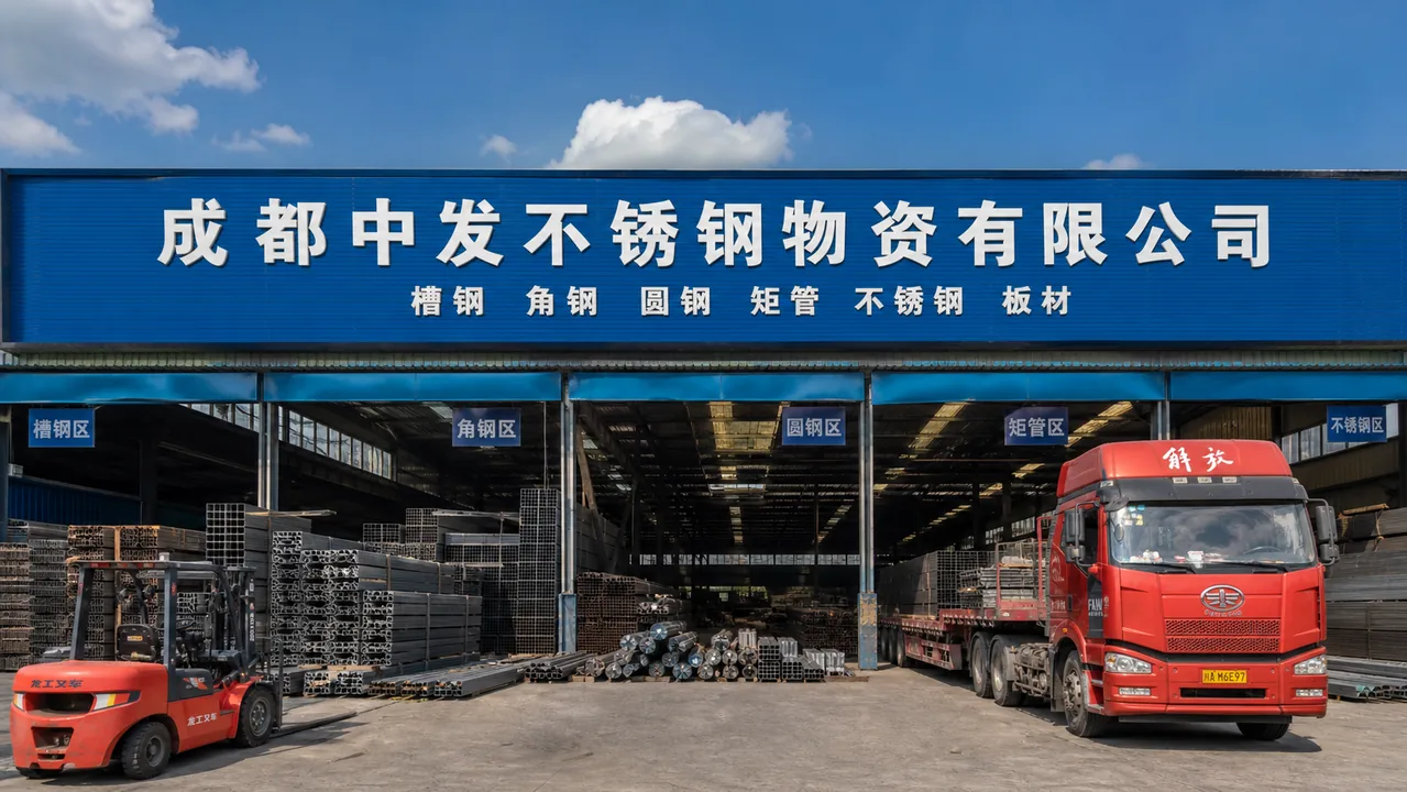 成都中发不锈钢物资有限公司AI门头图