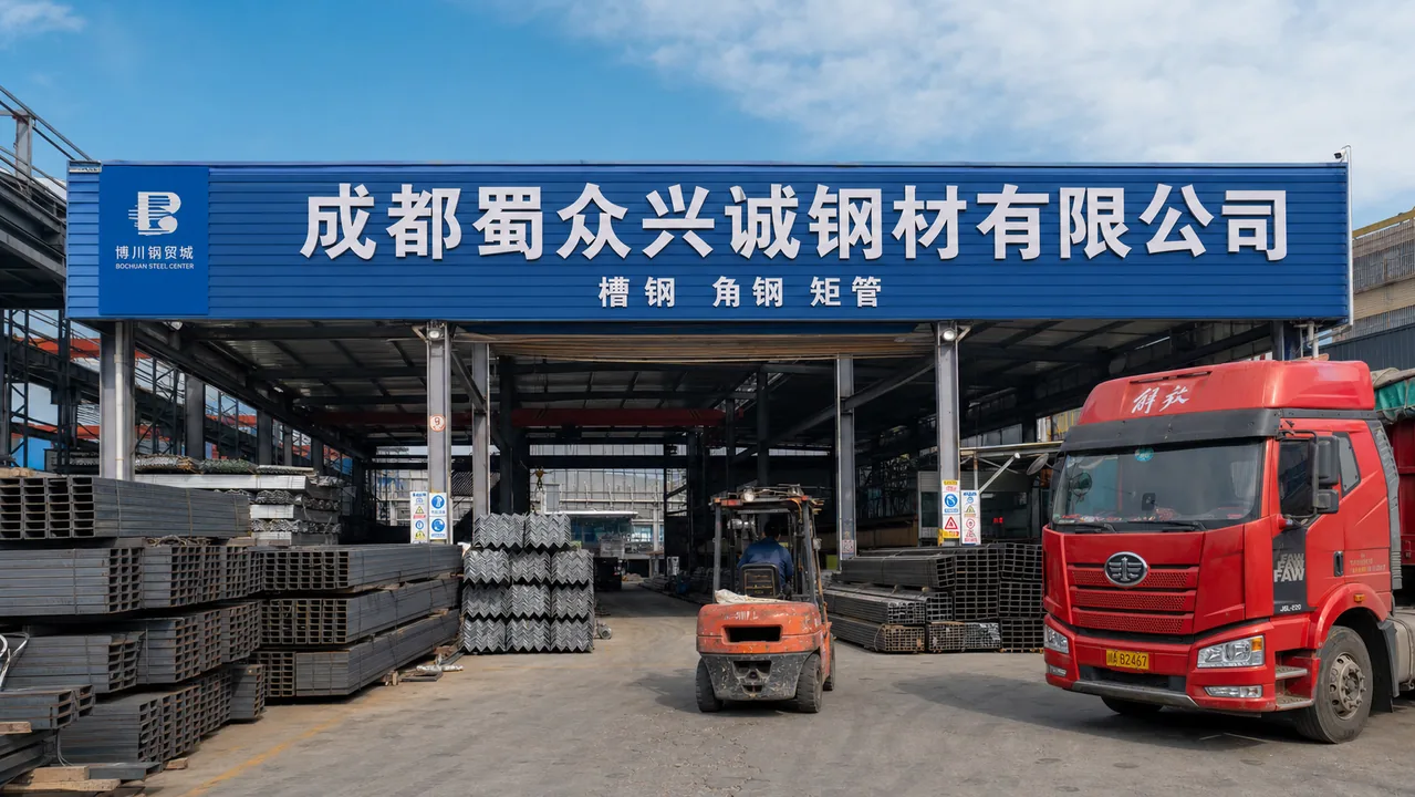 成都蜀众兴诚钢材有限公司AI门头图