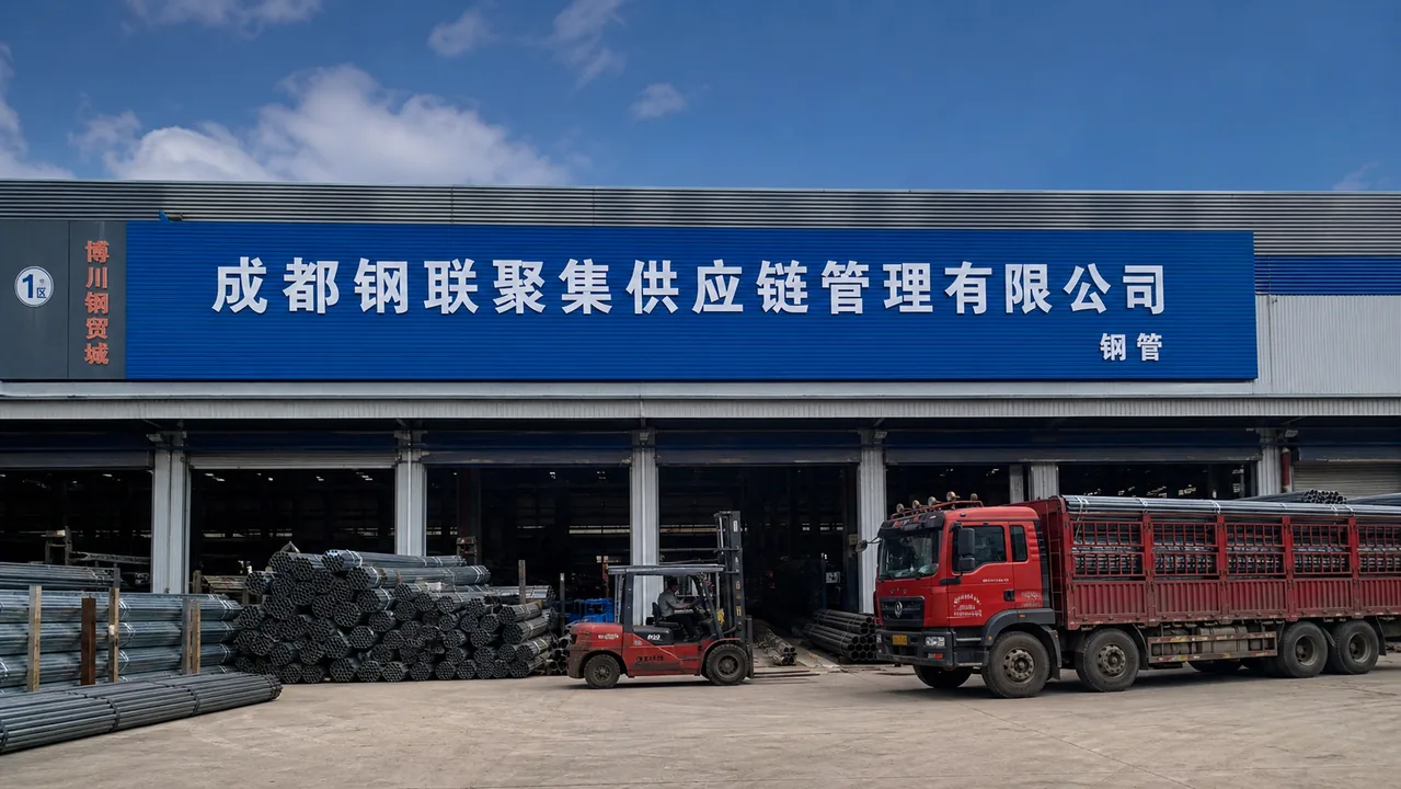 成都钢联聚集供应链管理有限公司AI门头图