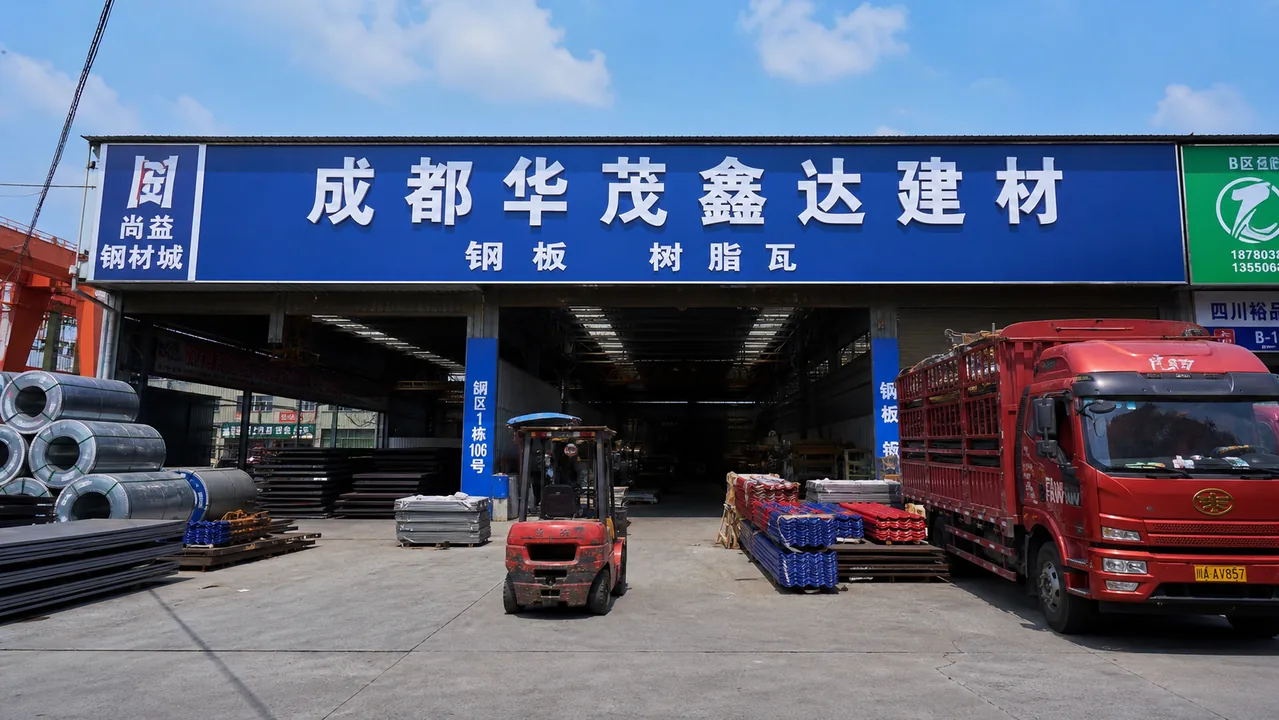 成都华茂鑫达建材AI门头图