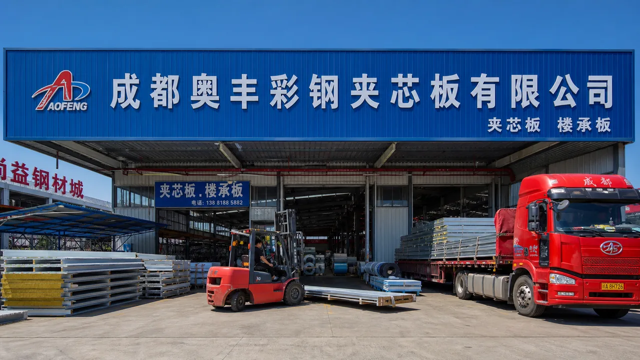 成都奥丰彩钢夹芯板有限公司AI门头图