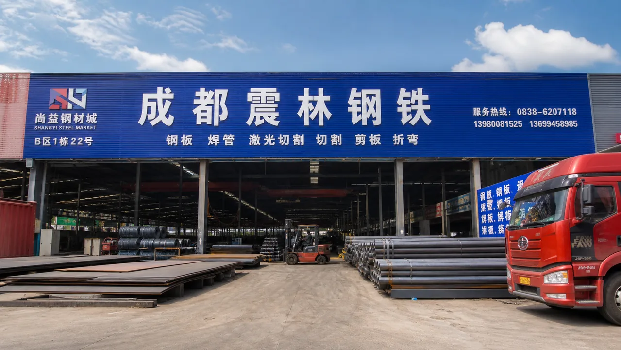成都震林钢铁AI门头图