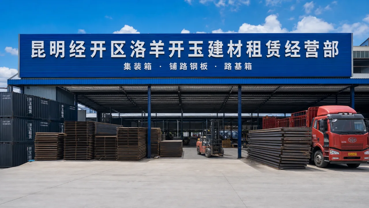 昆明经开区洛羊开玉建材租赁经营部AI门头图